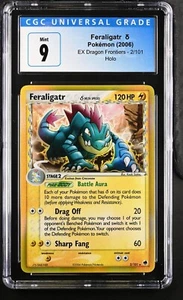 Feraligatr Holo CGC 9 MINT Pokemon (2006) EX Dragon Frontiers #2/101 - Picture 1 of 2