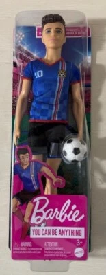 Muñeca Ken Jugadora de Fútbol — Barbie Serie “You Can Be Anything” de Mattel - ¡NUEVA! Foto 1 de 4