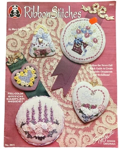 Ribbon Stitches Pattern Book 3031 Mary Lou Wright 1994 - Picture 1 of 6