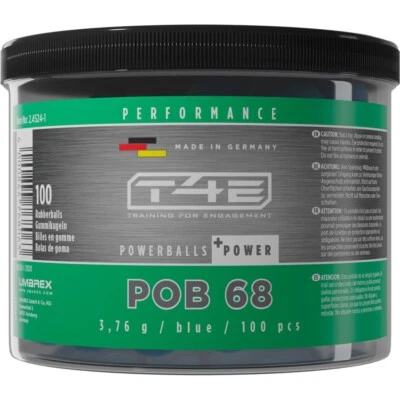 UMAREX T4E Performance Powerballs POB 68 cal 0.68 Heavy Rundkugeln 100 Stück - Bild 1 von 3