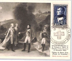 FRANCE Maxi-Card *NAPOLEON BONAPARTE* 1951 RED CROSS EXHIBITION Innsbruck YQ160 - Picture 1 of 14