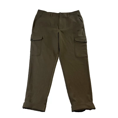 Pantalones Next Cargo Pantalones W32 L29 Sueltos Relajados Cónicos Marrón Elastizados Foto 1 de 4