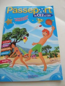 Hachette Education PASSEPORT du CE2 au CM1 8/9ans Cahier Livre Booklet Workbook - Picture 1 of 9