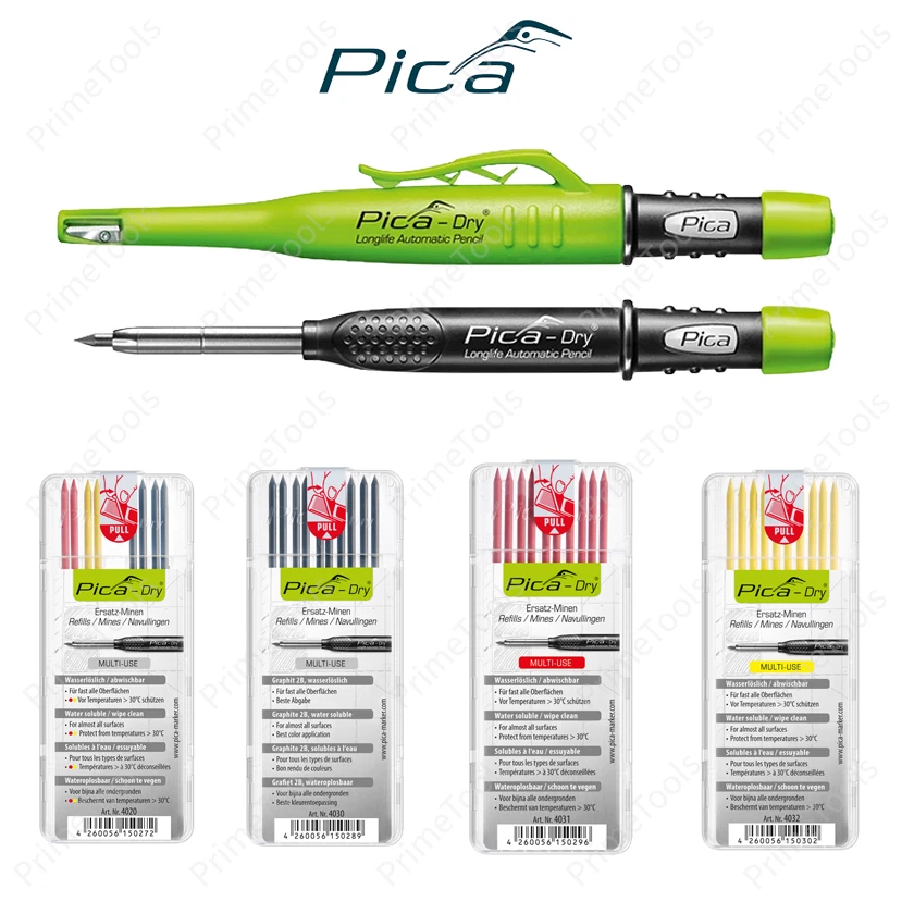 Pica Dry Longlife Automatic Graphite Pencil & Replacement Refill Leads - Choose - Image 1 of 1