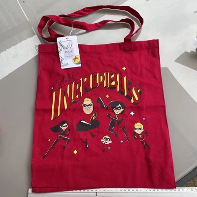 DISNEY INCREDIBLES REF COTTON TOTE SHOPPING BAG BNWT PRIMARK - Image 1 of 4