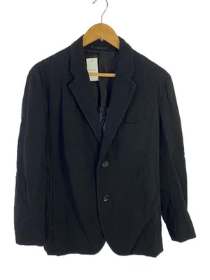 Chaqueta a medida Issey Miyake para hombre 2 en algodón negro ME91FD165 Foto 1 de 4