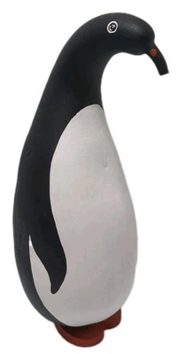 De Colección Calabaza Seca Pingüino Hecho a Mano Firmado Sue Dedo Independiente 8.5" Foto 1 de 4