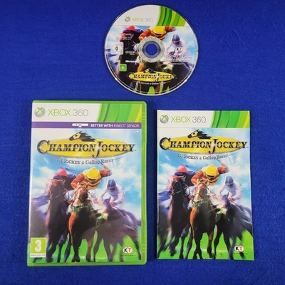 xbox 360 CHAMPION JOCKEY G1 Jockey & Gallop Racer Horse Racing PAL UK EXCLUSIVE - Image 1 of 4