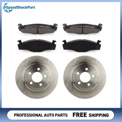 Front Disc Brake Pad Set Disc Brake Rotor for Volkswagen Golf 1985-1992 - Image 1 of 4