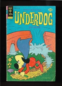 1975 2ed ISSUE "HAVE NO FEAR  UNDERDOG is HERE  " GOLD KEY TV CARTOON COMIC BOOK - Picture 1 of 14