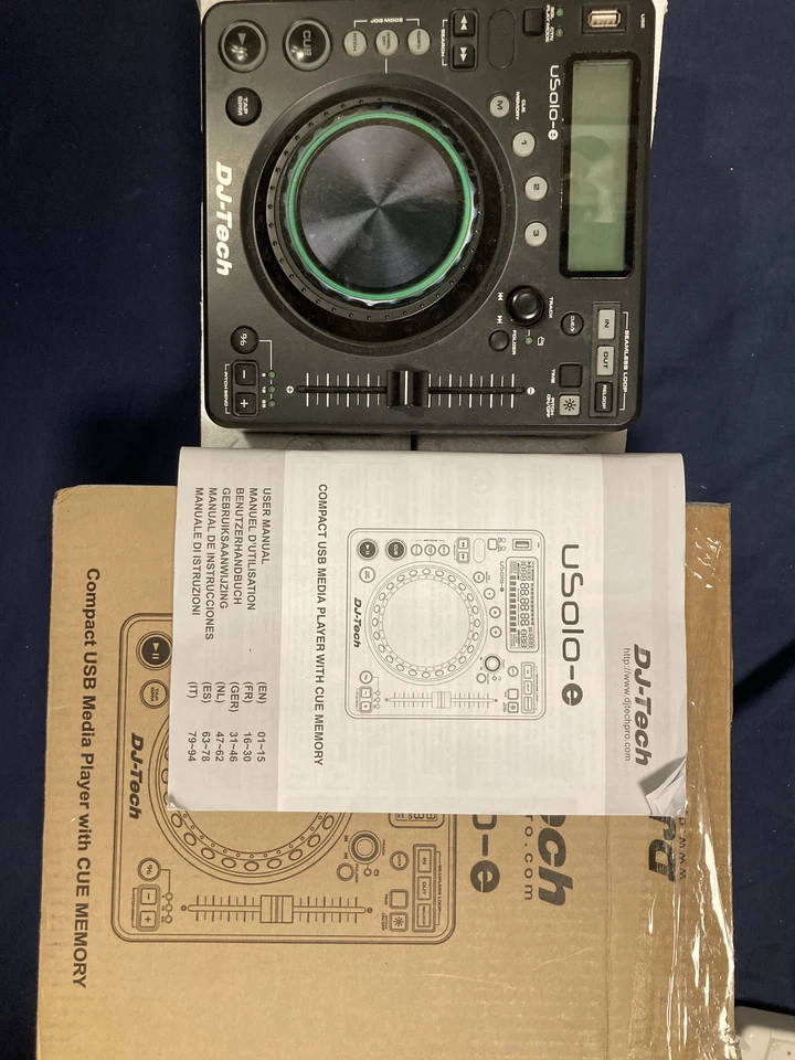 DJ Tech uSOLO-E Dj Mediaplayer USB loop Funktion MEDIA PLAYER - Bild 1 von 1