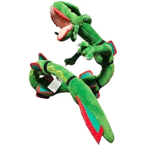 Pokemon Center 30" Rayquaza Poseable Bendable Plush Stuffed Animal Dragon Toy - Picture 1 of 2