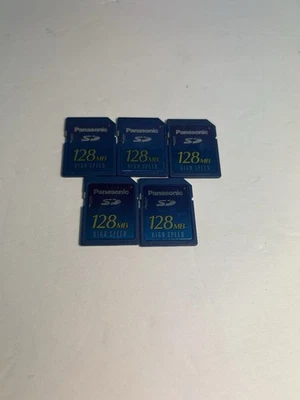 Panasonic 128MB SD Memory Card - Tested - HIGH SPEED - ONE PER PURCHASE - Image 1 of 2