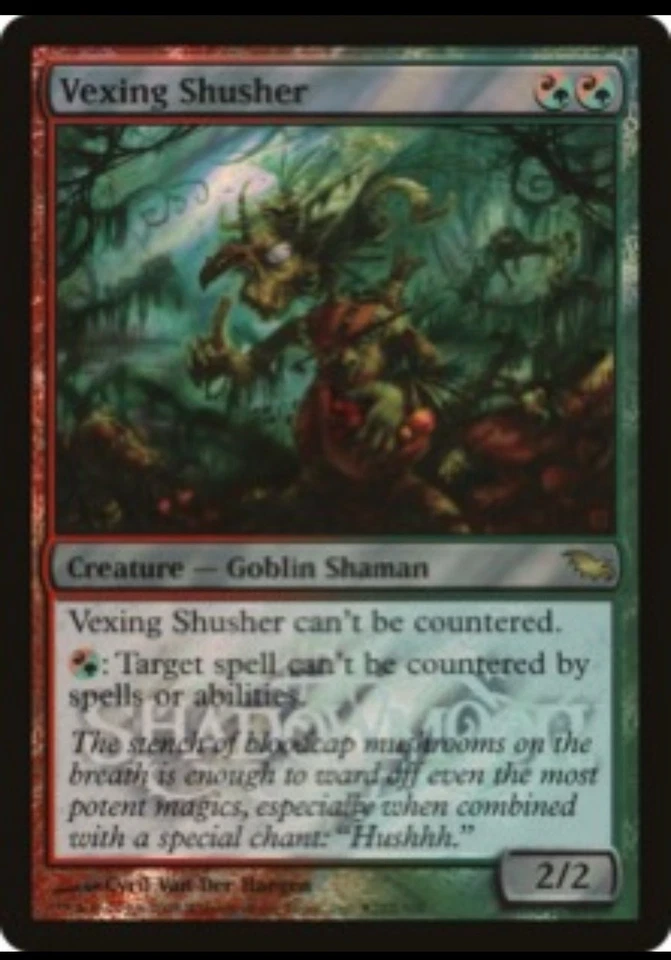 Vexing Shusher Shadowmoor Launch Promo Foil Near Mint - Image 1 of 1