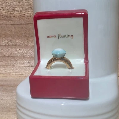 Anillo de compromiso Nora Fleming Mini PON UN ANILLO EN ÉL A296 plato encanto nuevo sin etiquetas Foto 1 de 4