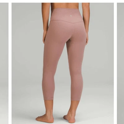 Lululemon Align Crop 23 inch Leggings Yoga Size 2 Nude Tan - Image 1 of 4