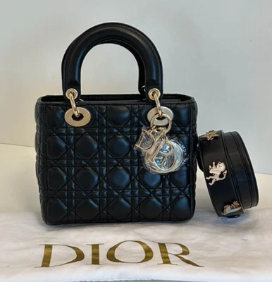 Christian Dior Dama Mango Superior 2 Vías Bolso de Hombro Mujer Clásico Foto 1 de 4