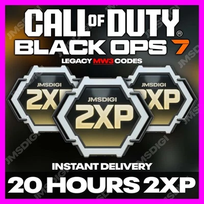 Call of Duty Black Ops 7 (BO7) – 20 Hours Double XP 2XP | MW3 Codes | Global - Image 1 of 4