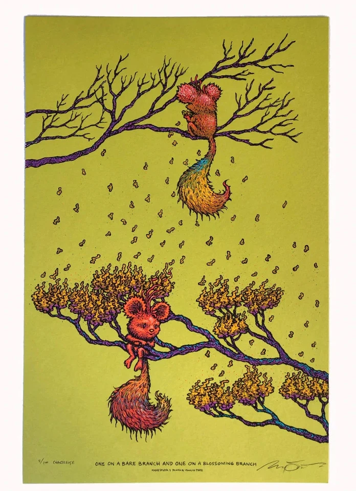 One On A Bare Branch и One On A Blossoming Branch желтое издание Chartreuse - Изображение 1 из 1