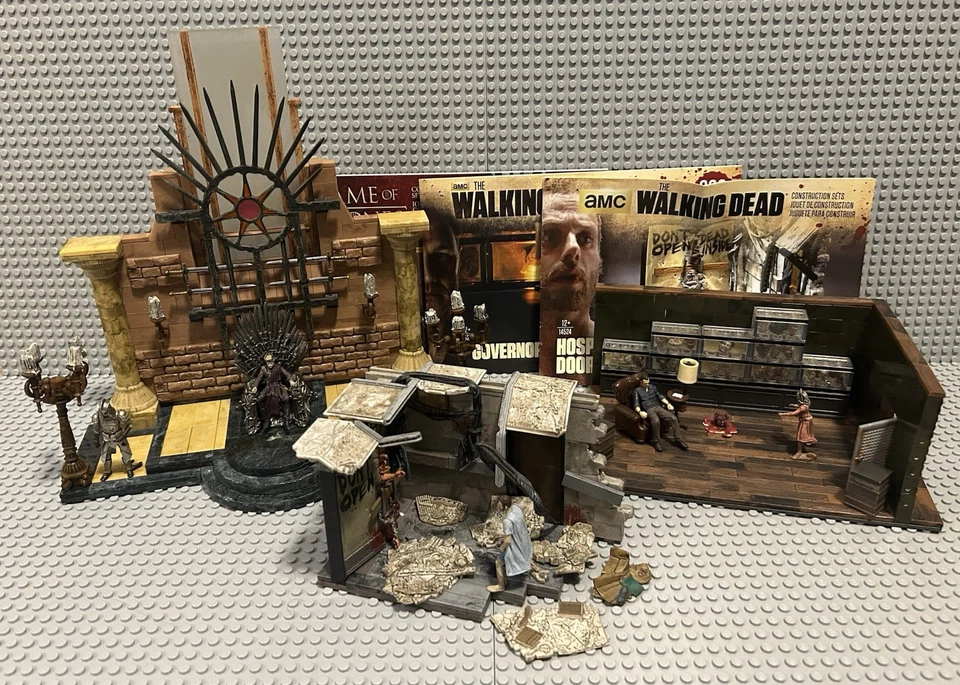 McFarlane Toys Building Set Lot (The Walking Dead, Game of Thrones) - USED - Image 1 of 4