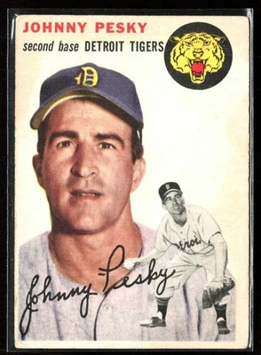 Johnny Pesky 1954 Topps A #63 Detroit Tigers - Image 1 of 2