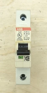 Disyuntor ABB S201U-K20 1 polo 20 amperios 240 VCA - Envío GRATIS  - Imagen 1 de 4
