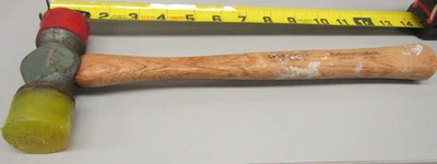 Винтажный мягкий лицевой молоток Craftsman 38292 ~ 12 унций ~сделано в США ~ ручка из гикори - Изображение 1 из 4