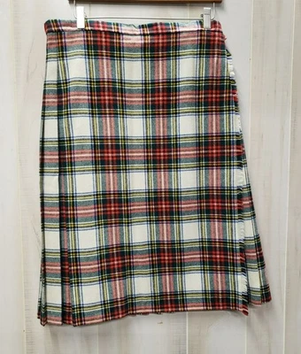 Vestido Murray Brothers Stewart Tartán Kilt, Escocia, 100% Lana Talla 16 LEER Foto 1 de 4