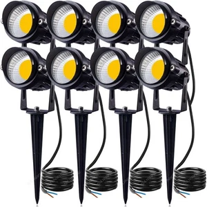 SUNVIE 12W LED Landscape Lights Low Voltage AC DC 12V Waterproof Garden Pathway - Picture 1 of 7