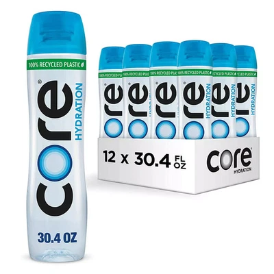 CORE PRODUCTS Core Hydration Perfectly Balanced Water, 30.4 fl oz bottle (Pack of 12)