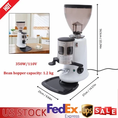 Molinillo de café comercial 1,2 kg capacidad tolva máquina de fresado de granos espresso Foto 1 de 4