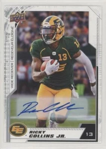 2020 Upper Deck CFL Autograph Auto 77 Ricky Collins Edmonton Eskimos Elks D 1:40 - Bild 1 von 1