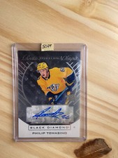 2021-22 Upper Deck Black Diamond Sparkling Script Philip Tomasino Rookie RC