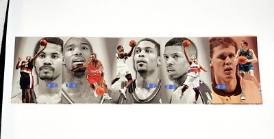 1/1 SEC 0 MASTERPIECE KEVIN JOHNSON RASHEED WALLACE SHAWN BRADLEY ROD STRICKLAND - Image 1 of 3