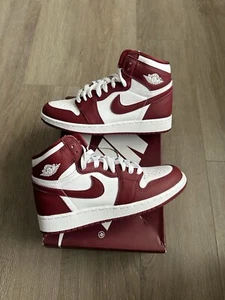 Size 5y - Air Jordan 1 Retro OG High Artisanal Red With Box - Picture 1 of 6