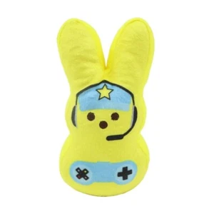 PEEPS 6" Soft Plush Easter Bunny~Yellow💛Pilot/Video Gamer/You Tuber~DanDee 2025 - Picture 1 of 2
