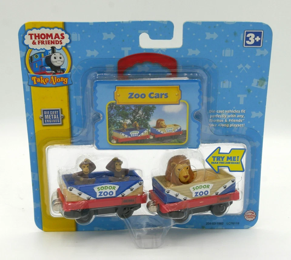 Thomas the Tank Engine Take Along Zoo Cars Learning Curve Die-Cast -  NO SOUND!! - Image 1 of 1