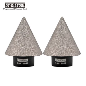 2pcs 35mm Diamond Chamfer Finger Milling Bit 1-3/8" Tile Hole Saw Cone Drill Bit - Picture 1 of 8
