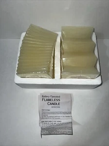 Bougies uniques sans flamme grandes 2 pièces en spirale parfumée à la cire véritable taille 6X4 - Photo 1/6