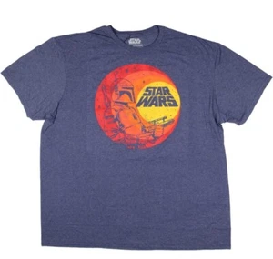 NEU Star Wars Boba Fett T-Shirt Gr. Medium Heather Blue May the Fourth - Bild 1 von 4