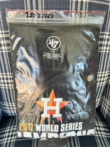 New Mens Houston Astros T-Shirt Dark Gray Size Medium 47 Brand - Picture 1 of 3