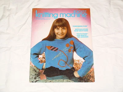 KNITTING MACHINE MAGAZINE DIGEST KNITTING MACHINE  MAGAZINE VOL 3 NO 7 - image 1 of 3