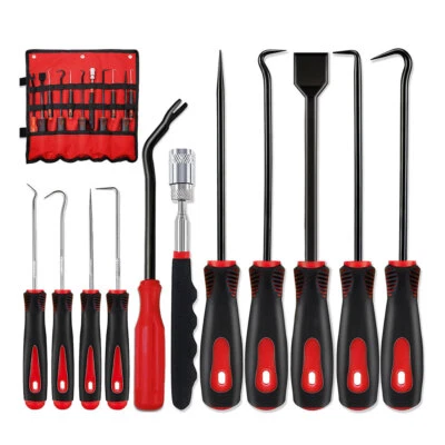 RRRRADIO 11x Hook And Pick Set Telescoping Tool Magnetic Scraper Kit Car Repair Hand Tool