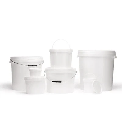 Eimer mit Deckel für Lebensmittel Chemikalien Kübel 0,5 1 3 5 10 20 30 Liter - Bild 1 von 4