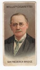Vintage 1914 Music Card of Composer & Organist Frederick Bridge