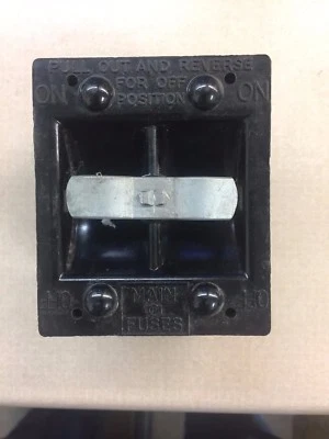 MARTILLO CORTADOR 60 AMP FUSIBLES PRINCIPALES PANEL DE FUSIBLES EXTRAÍBLE Foto 1 de 3