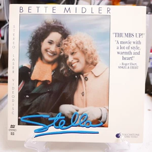 Stella (Laserdisc) 1990 Extended Play Bette Midler PG-13 LD Laser Disc - Picture 1 of 1