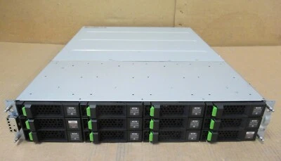 Fujitsu ETERNUS CS800 S4 Shelf 2x IOM6 Control 12x 3.5" Bay 2x PSU CA07336-C141 - Image 1 of 3