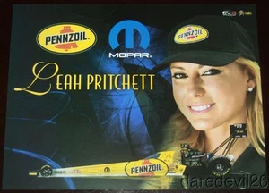 2016 Leah Pritchett Pruett Pennzoil Mopar Top Fuel Las Vegas NHRA Heldenkarte - Bild 1 von 1