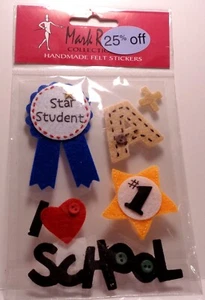 MARK RICHARDS: Star Student Handmade Felt Stickers (NEW) - Bild 1 von 2